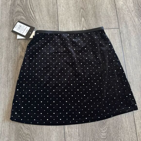 Art class girls Black Velvet Polka Dot Skirt - Picture 2 of 4